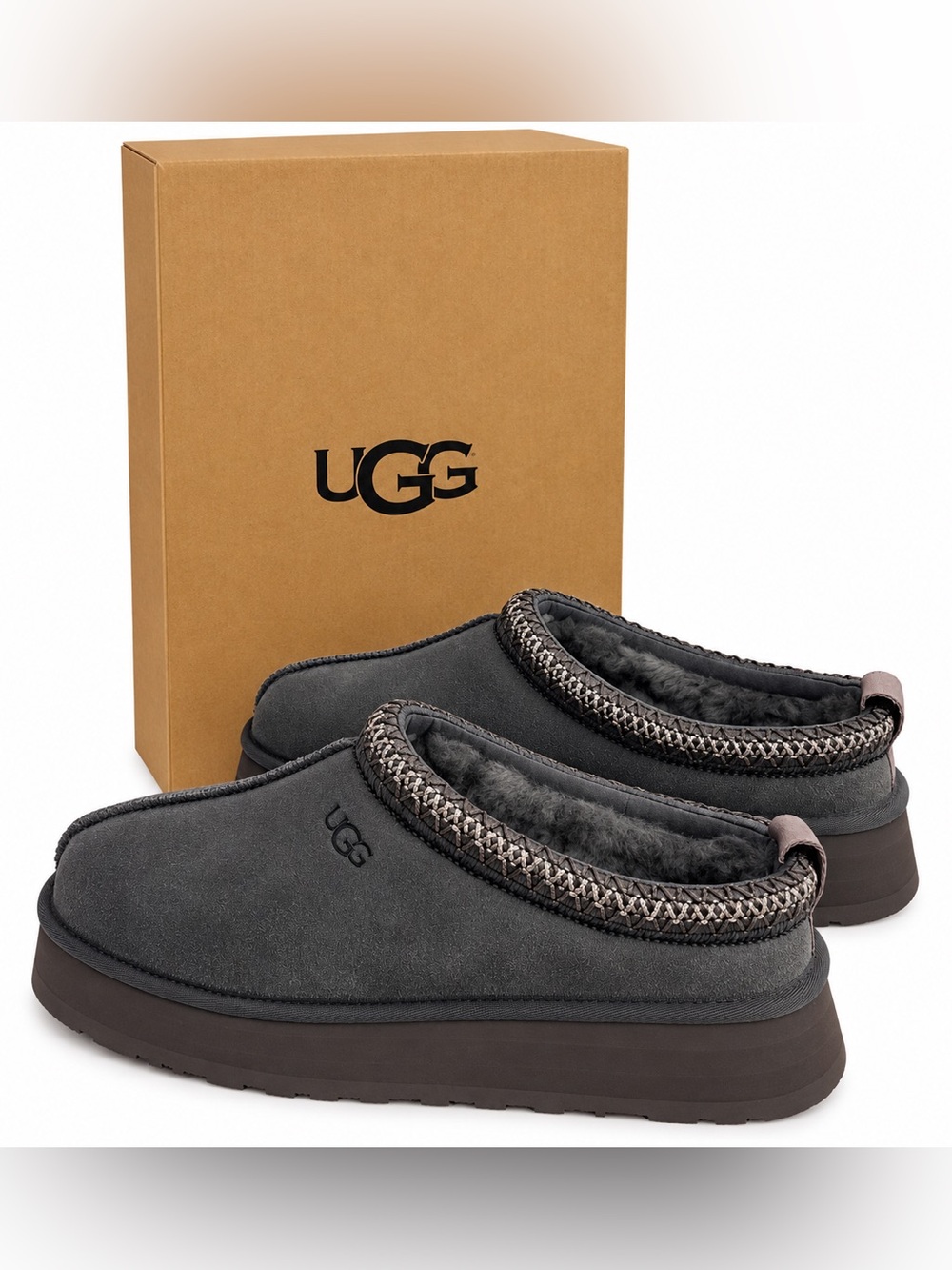 UGG TAZZ II in Obsidian/Grey - Women’s sz 9